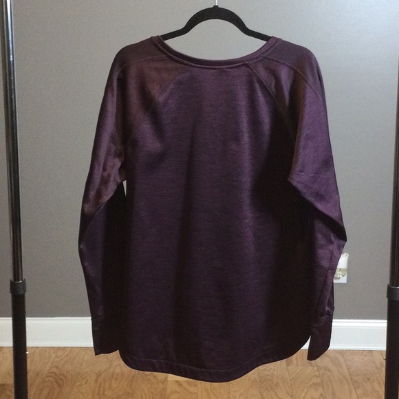 XL Champion purple/burgundy athletic long sleeve top - Picture 2 of 15